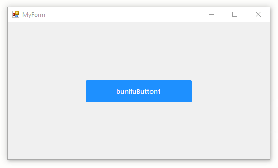 Bunifu Button preview